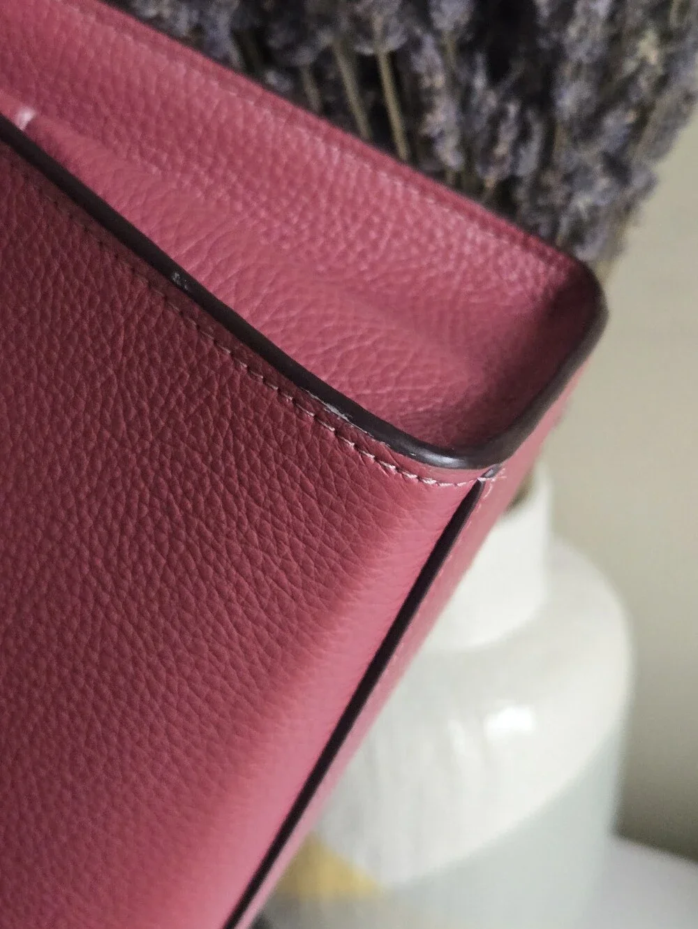 Like New Coach Lane Pink Whipstitch Leather Shoulder Bag